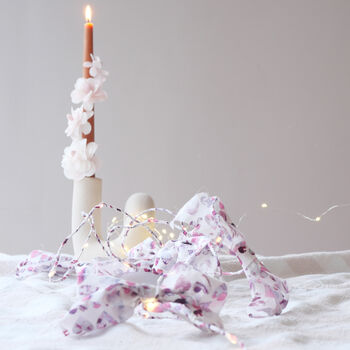 Limited Edition Valentine Liberty Print Bow Lights, 3 of 3