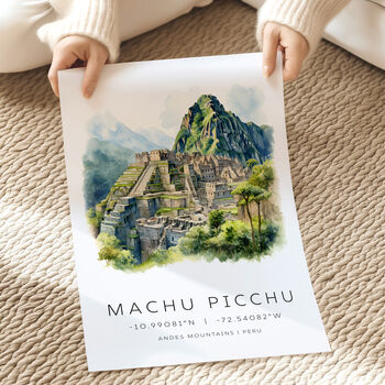 Machu Picchu South America Travel Print, 3 of 7