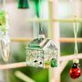 Greenhouse Shaped Bauble Christmas Tree Decoration, thumbnail 1 of 6