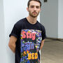 Stay In Bed Men's Slogan T Shirt, thumbnail 2 of 3