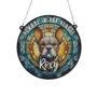 French Bulldog Grey Memorial Suncatcher, thumbnail 2 of 6