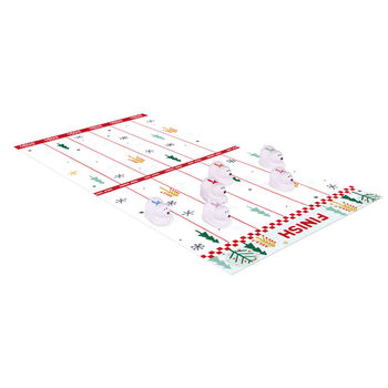 Polar Bear Racing Black And White Christmas Crackers Set Of Six, 4 of 5