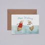 'Mice Skating' Christmas Card, thumbnail 2 of 2