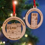 Personalised New Home Solid Wood Christmas Decoration, thumbnail 1 of 12