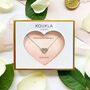 Bridesmaid Thank You Necklace Silver, thumbnail 1 of 7