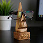 Acacia Personalised Name Only Wooden Nose Shaped Glass…, thumbnail 2 of 9