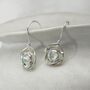 Handmade Sterling Silver Rainbow Moonstone Earrings, thumbnail 3 of 6