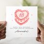 Personalised Cake 18th Birthday Card For Her, thumbnail 1 of 3