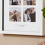 Personalised Gold Foil Four Windows Photo Frame, thumbnail 4 of 4