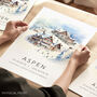 Aspen Ski Travel Print, thumbnail 1 of 7
