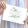 Eucalyptus Spray Wedding Guest Book, thumbnail 1 of 11