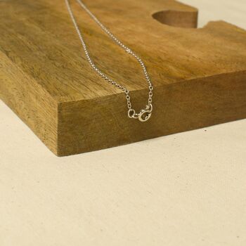 Sterling Silver Birdcage Heart Necklace, 2 of 3