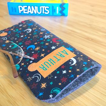 Personalised Star And Moon Child's Glasses Case, 5 of 5