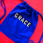 Kids Personalised Embroidered School Bag, thumbnail 3 of 4