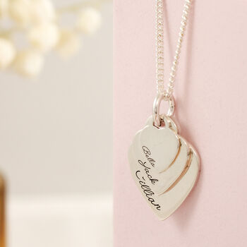 Heart Tags Personalised Name Necklace, 8 of 10