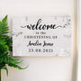 Personalised Welcome Aluminium Sign, thumbnail 2 of 4