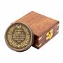 Personalised Three Inches 27th Birthday 100 Year Calendar Compass, thumbnail 1 of 12