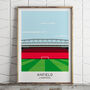 Custom Contemporary Print Of Any Football Stadium, thumbnail 1 of 12