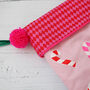 Personalised Candy Cane Bright Christmas Stocking, thumbnail 6 of 7