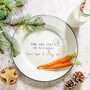 Personalised Christmas Eve Santa Plate, thumbnail 1 of 2