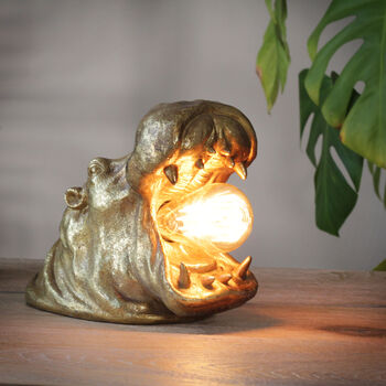 Roaring Hippo Table Lamp, 5 of 9