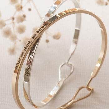 What We Think We Become…Brass Bangles, 2 of 12