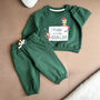 Grinch's Good List Personalised Baggy Tracksuit, thumbnail 1 of 3