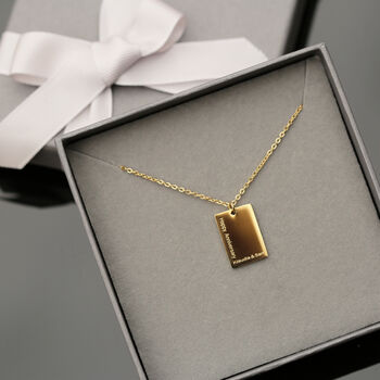 Gifts For Women Personalised Engraved Necklace, 3 of 12