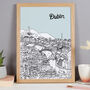 Personalised Dublin Print, thumbnail 9 of 10