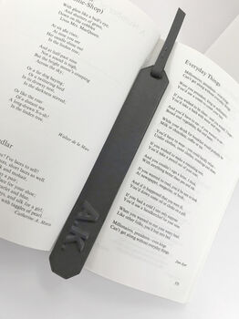 Personalised Leather Bookmark, 3 of 9