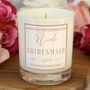 Personalised Bridesmaid Gift, Scented Candle, thumbnail 1 of 9