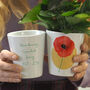 Poppy Memorial Personalised Plant Pot With Seeds, thumbnail 2 of 4