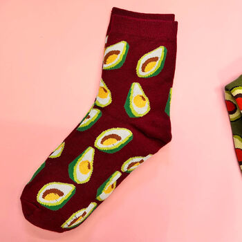 Avocado Socks Set Of Two In A Box, 2 of 6