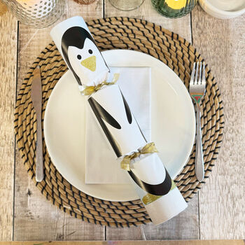 Racing Penguin Game Christmas Cracker Set 30cm X Six, 3 of 4