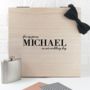 Personalised 'For My Groom' On Our Wedding Day Box, thumbnail 1 of 3