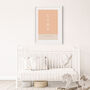 Personalised Name Print Muted Colour Block, thumbnail 3 of 10