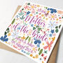 Personalised Mother Of The Bride Wedding Day Card, thumbnail 1 of 2