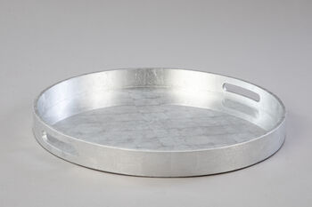 Large Circular Lacquered Trays, 6 of 8