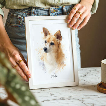 Personalised Dog, Horse And Pet Watercolour Portrait, 6 of 12