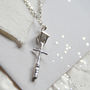 Silver Lamp Post Necklace, thumbnail 2 of 2