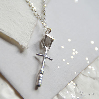 Silver Lamp Post Necklace, 2 of 2