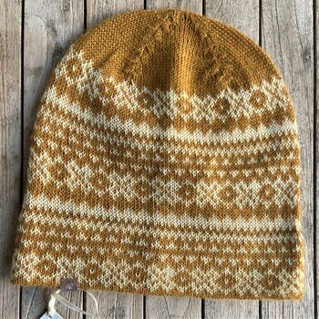 Alpaca Fair Isle Beanie, 2 of 8