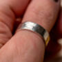 Men's Secret Message Sterling Silver Adjustable Ring, thumbnail 4 of 7