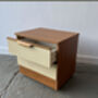 Vintage 1960’s Mid Century Bedside Drawers, thumbnail 3 of 12