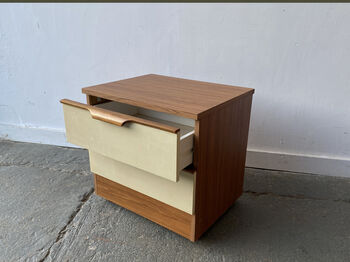Vintage 1960’s Mid Century Bedside Drawers, 3 of 12