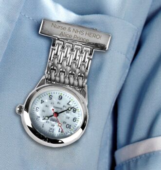 Personalised Nurse's Fob Watch, 5 of 5