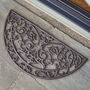 Antique Style Cast Iron Crescent Doormat, thumbnail 3 of 5