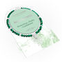 Malachite And Silver Beads Healing Crystals Bracelet Gift, thumbnail 1 of 6