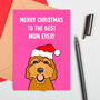 Large Size Dog Mum Christmas Card, thumbnail 1 of 2