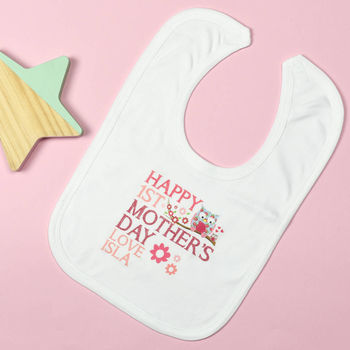 Personalised First Mother's Day Pink Or Blue Bodysuit, 5 of 9